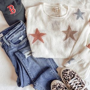 *ALMOST GONE*  Summer Star Sweater